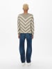 ONLY Pullover in Taupe/ Creme
