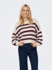 ONLY Sweter w kolorze kremowo-fioletowym