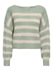 ONLY Pullover in Hellgrün/ Creme