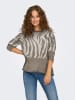 ONLY Sweter w kolorze szarobrązowym