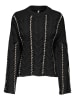 ONLY Pullover in Schwarz/ Creme