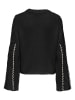 ONLY Pullover in Schwarz/ Creme