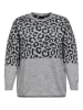 ONLY Carmakoma Sweter w kolorze szarym