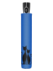 Doppler Taschenschirm in Blau