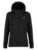 Salewa Fleecejacke "Puez" in Schwarz