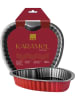 Ibili Herzbackform "Karamel" in Rot - (L)25 cm