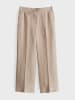 OPUS Linnen broek beige