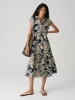 OPUS Kleid in Grau/ Schwarz