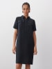 Someday Leinen-Kleid in Schwarz