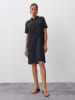 Someday Leinen-Kleid in Schwarz
