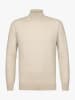 PROFUOMO Wollrollkragenpullover in Beige