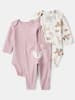 carter's 3tlg. Outfit in Rosa/ Creme