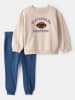 carter's 2-delige outfit beige/blauw