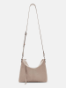 Liebeskind Berlin Leder-Schultertasche "Aissa" in Taupe - (B)25 x (H)25,5 x (T)12 cm