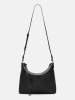Liebeskind Berlin Leder-Schultertasche "Aissa" in Schwarz - (B)25 x (H)25,5 x (T)12 cm