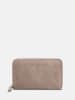 Liebeskind Berlin Leder-Geldbörse in Taupe - (B)15 x (H)9 x (T)2 cm