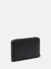 Liebeskind Berlin Leder-Geldbörse in Schwarz - (B)15 x (H)9 x (T)2 cm