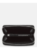Liebeskind Berlin Leder-Geldbörse in Schwarz - (B)15 x (H)9 x (T)2 cm