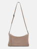 Liebeskind Berlin Leder-Umhängetasche "Amalya" in Taupe - (B)33,5 x (H)20,5 x (T)10,5 cm