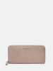 Liebeskind Berlin Leder-Geldbörse in Taupe - (B)19,5 x (H)9,5 x (T)2 cm
