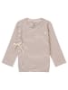Noppies Wickel-Longsleeve "Gramat" in Beige/ Lila