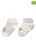 Steiff 2er-Set: Socken in Grau