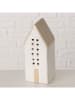 Boltze Decoledobject "Terrana" crème/beige - (B)9 x (H)22 x (D)9 cm