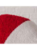 Boltze Kussen "Bonby" wit/rood - Ø 36 cm