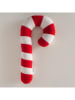 Boltze Kissen "Candycane" in Weiß/ Rot - (L)49 x (B)26 cm