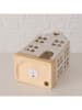 Boltze LED-Dekoaufsteller "Burgos" in Creme/ Beige - (B)11,5 x (H)21 x (T)8,5 cm