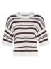 MOSS COPENHAGEN Pullover "Hannalie" in Creme/ Braun