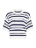 MOSS COPENHAGEN Sweter "Hannalie" w kolorze granatowo-kremowym