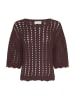 MOSS COPENHAGEN Sweter "Fairyn" w kolorze ciemnobrązowym