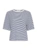 MOSS COPENHAGEN Shirt "Jana" in Creme/ Dunkelblau