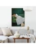 Orangewallz Druk artystyczny "Sleepy Green" w ramce