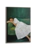 Orangewallz Druk artystyczny "Sleepy Green" w ramce