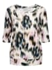 &Co Woman Shirt "Lucia" crème/zwart/blauw