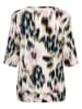&Co Woman Shirt "Lucia" crème/zwart/blauw