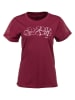 Traunstein Sport Funktionsshirt "Flower" in Bordeaux
