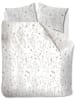 Beddinghouse Satijnen beddengoedset "Emeli" wit/beige