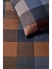 Beddinghouse Flanellen beddengoedset ''Beckett'' bruin/blauw