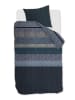 Beddinghouse Flanellen beddengoedset ''Enzo'' donkerblauw