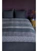 Beddinghouse Flanellen beddengoedset ''Enzo'' donkerblauw