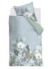 Beddinghouse Satijnen beddengoedset "Eva" lichtblauw/groen