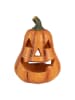 Clayre & Eef Windlicht ''Pompoen'' oranje - (H)17 x Ø 12 cm
