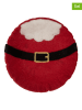 Clayre & Eef 2er-Set: Filz-Dekoschalen "Weihnachtsmann" in Rot/ Weiß - (H)4 x Ø 18 cm