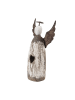 Clayre & Eef Figurka dekoracyjna "Engel" w kolorze białym - 7 x 12 x 3 cm