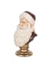 Clayre & Eef Deco-object "Kerstman" wit/rood - (B)17 x (H)27 x (D)15 cm