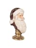 Clayre & Eef Deco-object "Kerstman" wit/rood - (B)17 x (H)27 x (D)15 cm