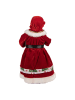 Clayre & Eef Decofiguur "Kerstvrouw" rood/wit - (B)14 x (H)28 x (D)10 cm